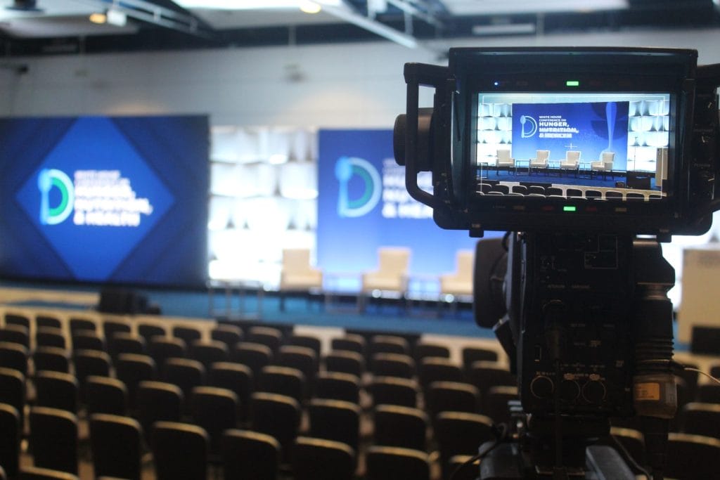 Video Production at White House Conference on Hunger, Nutrition, and Health, 2022